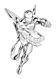 724 x 1024 jpg pixel. Kleurplaat The Avengers Marvel 4164