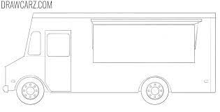 How To Draw A Food Truck A Food Food Truck Food