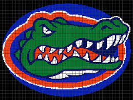 Well you're in luck, because here they come. Florida Gators Chart Graph And Row By Row Written Instructions 01 Yarnloveaffair Com Crochet Pony Crochet Ripple Afghan Crochet Football