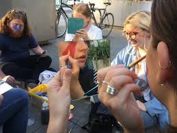 Adam flynn applying some people have been doing dazzle makeup for a while, flynn elaborated. London S Dazzle Club Uses Makeup To Protest Police Facial Recognition