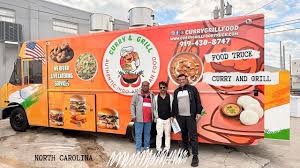 Curry and Grill Food Truck — Mobile caterer food truck in Apex, North Carolina