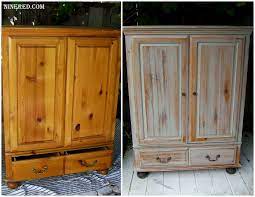 Load your paintbrush or roller, and apply the white color on in long strokes following the direction of the wood grain. Nine Red School Of Restoration Color Wash Pine Furniture White Washed Furniture Knotty Pine Cabinets