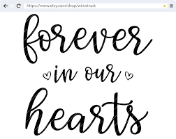 God has you in his keeping. Forever In Our Hearts Svg Forever In Our Hearts Dxf In Loving Memory Svg Loss Grief Heaven Angel Svg Memory Svg Memory Dxf Commercial Use Heart Font In Loving Memory Memories