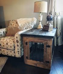 Instagram Photo By Captain5505 Diy Dog Crate Dog Crate Furniture Dog Crate Table