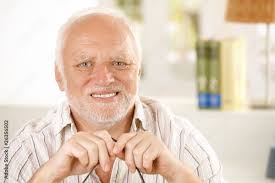 Portrait of happy old man Stock Photo | Adobe Stock