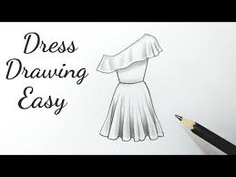Industrial drawing for girls : Easy Drawing Girl Dress Sale Off 60