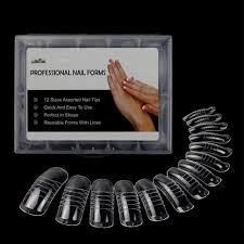 Maybe you would like to learn more about one of these? Amazon Com Nmkl38 140pcs Box Clear Dual Forms Acrylic Nail System Uv Gel Nail Mold Full Cover Fasle Nail Tips With Scale 12 Size Manicure Pedicure Tools For Polygel Nail Tips Beauty