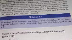 Hatta membacakan proklamasi kemerdekaan bangsa indonesia, kala itu ada harapan dalam diri pendiri negara maupun masyarakat yang mengikuti peristiwa tersebut di radio, bahwa bangsa indonesia ingin melepaskan diri dari penjajahan. Aktivitas 2 2 Pkn Kelas 8 Brainly Co Id