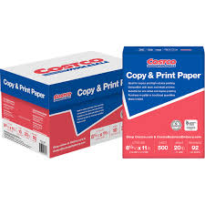4.6 out of 5 stars. Costco Copy And Print Paper With Colorlok Technology 92 Bright 20 Lb White 8 1 2 X 11 10 Reams 5000 Sheets Costco