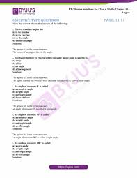 Three circles, center, intersecting points, collinearity, congruence. Rd Sharma Solutions For Class 6 Chapter 11 Angles Objective Type Questions Get Pdf