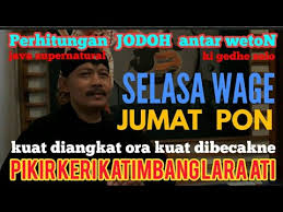 Lalu, bagaimana dengan yang memiliki weton selasa wage, simak di bawah ini. Ki Gedhe Solo Perhitungan Jodoh Antar Weton Selasa Wage Dan Jumat Pon Youtube