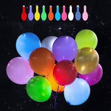 Amazon Com 30 Pack Led Balloons 10 Colors Light Up Balloons Flashing Party Night Lights Lasts 12 24 Hours For Glow In The Dark Parties Birthday Wedding Decorations Halloween Christmas Festival Club Bar Concert