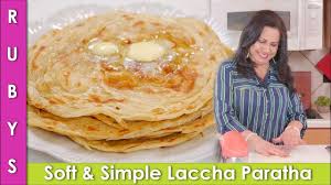 Simple Soft Laccha Paratha Recipe In Urdu Hindi Rkk Youtube Recipes Urdu Recipe Paratha Recipes
