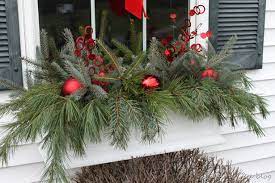 My window boxes looked a little bare and in need of decoration after i removed the red ornaments from christmas. Winter Window Boxes Lowe S Creative Ideas Just A Girl Blog