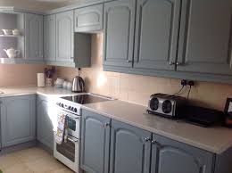 Blue Kitchen Cupboard Paint Layout Design Furniture Kuchenschrank