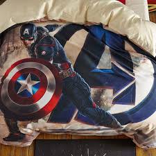 Marvel Captain America Bedding Set Twin Queen Size Comforter Set