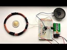The 555 ic is wired as a mono stable multivibrator. Metal Detector Pinpointer Jarti Finder V1 Ne 555 Timer Circuit Youtube