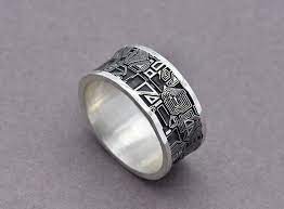 Circuit Board Ring Sterling Silver Ring Men S Wedding Band Men S Statement Ring Circuit Board Circuit Ring Computer Jewelry Nerd Ring Geeky Engagement Rings Sterling Silver Mens Wedding Bands Geeky Wedding Rings