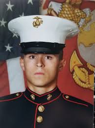 My dad's Marine platoon at Paris Island, South Carolina.