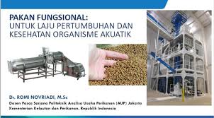 Teknologi produksi, seperti inseminasi buatan, embrio transfer, kriopreservasi embrio, fertilisasi in vitro, sexing sperma maupun embrio, cloning dan spliting. Kuliah Tamu Bioteknologi Akuakultur Pakan Fungsional Fakultas Perikanan Dan Kelautan Faculty Of Fisheries And Marine Unair