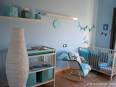 Deco chambre bebe fille taupe et rose turquoise
