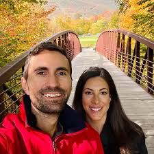 🍁Last year we partied, today we (leaf) peep! Rachel told me when we got  married that life wouldn't be boring with her around. ✓ 1 year in,  confirmed. Four countries, and one