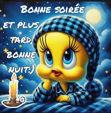 Bonne soire et plus tard, bonne nuit :)