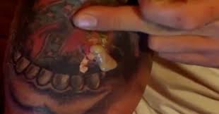 Tattoo artists are required by law to follow universal precautions for the safety of themselves and their clients. Gruesome Video Shows Man Squeezing Yellow Pus From Tattoo As He Claims It S Mrsa Mirror Online