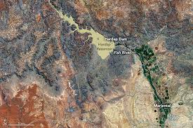 Contrasting Landscape In Namibia
