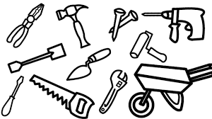 Disegni di Strumenti Costruzione da Colorare