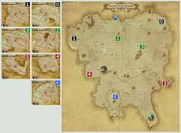 古ぼけた地図g8宝の場所 夢でもff14