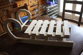 Bois Palette Creations Luge Noel Palette Noel Bricolage Bois Luge En Bois