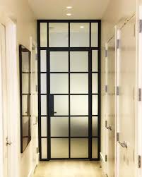 Newly Installed Interior Steel Door With Frosted Glass Irondoors Steelwindows Steeld Glass Doors Interior Frosted Glass Interior Doors Doors Interior