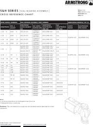 15569 1 Armstrong S H Seal Bearing Assembly Chart User Manual