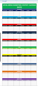 Social Media Content Editorial Calendar Template Excel Jpg In 2020 Social Media Marketing Content Social Media Content Calendar Social Media Calendar