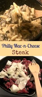 6 oz grated romano cheese. Philly Mac N Cheese Steak I Rub My Meat Recipe Round Steak Recipes Food Real Food Recipes