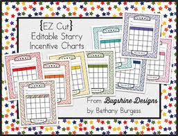 Editable Incentive Chart Printables Starry