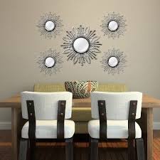 5 Pc Burst Wall Mirror Silver Stratton Home Decor In 2021 Wall Mirrors Set Stratton Home Decor Mirror Wall