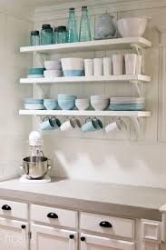 kitchen remodel open shelves ideas