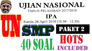 Soal Dan Pembahasan Un Ipa Smp 2018 Paket 2 40 Soal Komplit Persiapan Un Smp 2019 Youtube