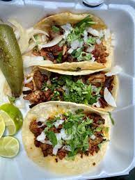 Deep fried burrito with chunks of beef or chicken, and topped with cheese sauce. Taco Tuesday Tacos Al Pastor At Tacos El Gordo Ay Magazine