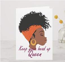 Set Of 3 Cards Keep Your Head Up Card Of Encouragement Greeting Card Black Girl Magic A African American Cards American Greetings Cards American Card