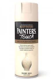 I didn't get them for free and am not partnering with rustoleum in any way. Painter S Touch Rust Oleum Multi Purpose Aerosol Spray Paint 400ml Off White Ivory Silk Satin 1 Pack Buy Online In Angola At Angola Desertcart Com Productid 48561736