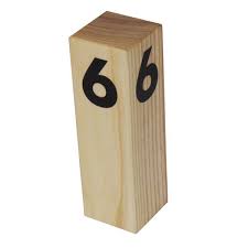 Number On Wooden Block In Gold Decal Wooden Table Numbers Restaurant Table Numbers Wood Table Numbers