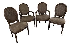 Barbara Barry Style Henredon Cane Fauteuils Dining Chair Set 4 Last Markdown Dining Chair Set Dining Chairs Chair Set