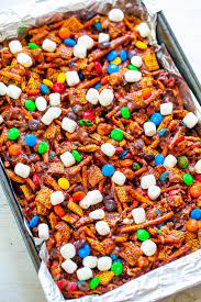 Chocolate Peanut Butter Chex Bars No Bake Averie Cooks Recipe Peanut Butter Chex Mix Chocolate Peanut Butter Chex Mix Chex Mix