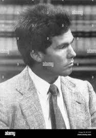 Christopher Carson, Johnny Carson's son, at a child support hearing. March  24, 1987 Stock Photo