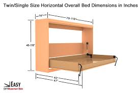 Diy wall bed hardware | build a fold down bed mechanism. Diy Twin Murphy Bed Horizontal Novocom Top