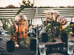 You can add star barrettes into your hairstyle and your partner can put on a cosmic bow tie. One With The Force An Out Of This World Star Wars Themed Wedding