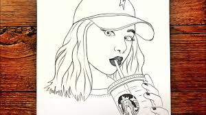 Biz öğrenciyiz destek olmak için reklamlara. Starbucks Kahve Icen Kiz Cizimi How To Draw A Girl Drinking Starbucks Coffee Asmr Drawing
